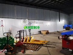 黃陂蔬菜配送冷庫(kù)拆裝完工